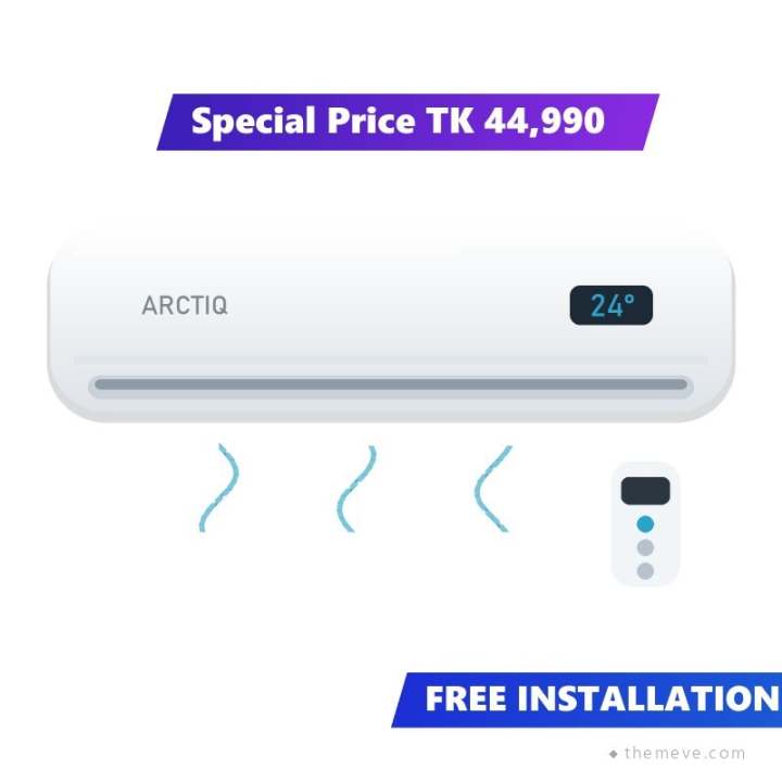 Arctiq 1.5 Ton Smart Inverter AC (ARC-18INV)