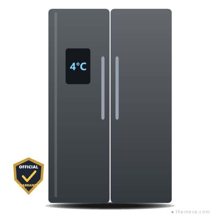 Zentra 734L Side-by-Side Inverter Refrigerator (ZS-734)