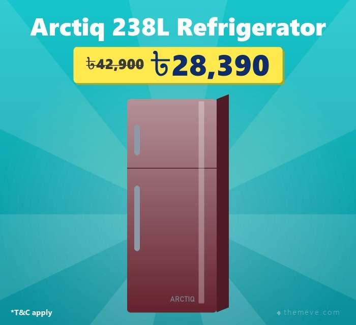 Arctiq 238L Refrigerator — offer price